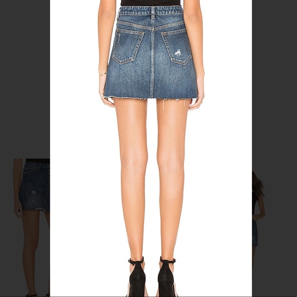 Free People We The Free Denim Skirt Jean Sz 30 - Picture 7 of 8